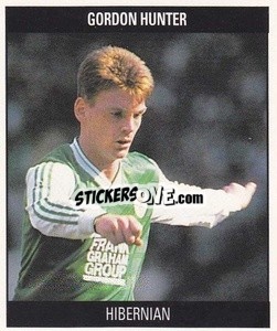 Sticker Gordon Hunter - Football 1991
 n. D39 - Orbis Publishing
