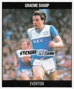 Sticker Graeme Sharp - Football 1991
 n. S92 - Orbis Publishing
