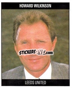 Sticker Howard Wilkinson - Football 1991
 - Orbis Publishing
