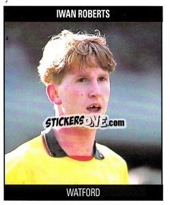 Sticker Iwan Roberts - Football 1991
 - Orbis Publishing
