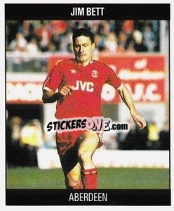 Sticker Jim Bett - Football 1991
 n. M10 - Orbis Publishing
