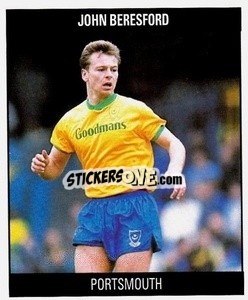 Sticker John Beresford - Football 1991
 - Orbis Publishing
