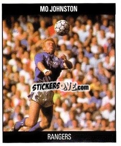 Sticker Mo Johnston - Football 1991
 n. S48 - Orbis Publishing
