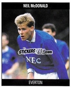 Sticker Neil McDonald - Football 1991
 - Orbis Publishing

