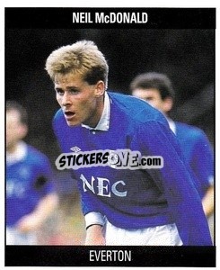 Sticker Neil McDonald - Football 1991
 n. F59 - Orbis Publishing
