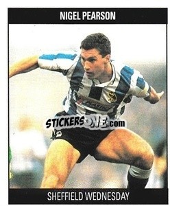 Sticker Nigel Pearson - Football 1991
 n. D77 - Orbis Publishing
