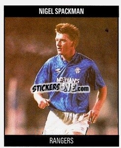 Sticker Nigel Spackman - Football 1991
 - Orbis Publishing
