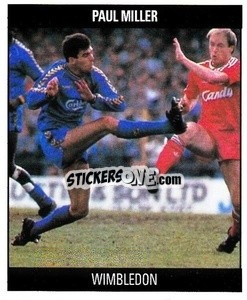 Sticker Paul Miller - Football 1991
 n. M72 - Orbis Publishing
