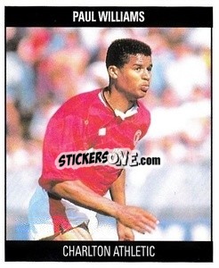 Sticker Paul Williams - Football 1991
 n. S112 - Orbis Publishing
