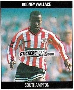 Sticker Rodney Wallace - Football 1991
 n. W36 - Orbis Publishing
