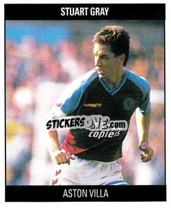 Sticker Stuart Gray - Football 1991
 n. M41 - Orbis Publishing
