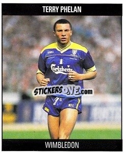 Sticker Terry Phelan - Football 1991
 n. F74 - Orbis Publishing
