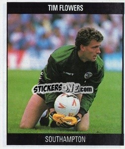 Sticker Tim Flowers - Football 1991
 n. G12 - Orbis Publishing
