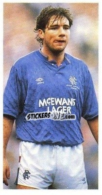 Sticker Ally McCoist - Football Candy Sticks 1990-1991
 n. 24 - Bassett & Co.
