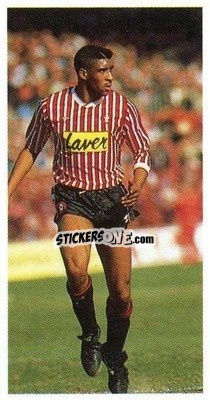 Sticker Brian Deane - Football Candy Sticks 1990-1991
 n. 19 - Bassett & Co.

