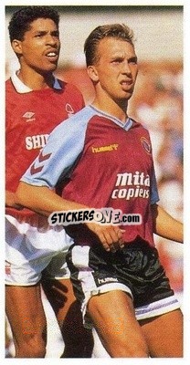 Sticker David Platt - Football Candy Sticks 1990-1991
 n. 9 - Bassett & Co.
