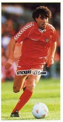 Cromo Dean Saunders - Football Candy Sticks 1990-1991
 n. 39 - Bassett & Co.

