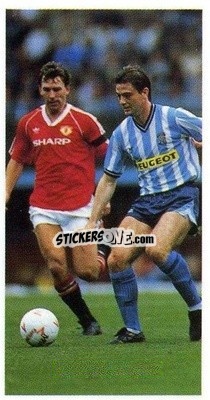 Cromo Kevin Drinkell - Football Candy Sticks 1990-1991
 - Bassett & Co.
