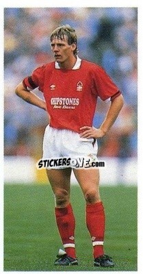 Cromo Stuart Pearce - Football Candy Sticks 1990-1991
 - Bassett & Co.
