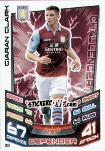 Sticker Ciaran Clark - English Premier League 2012-2013. Match Attax - Topps