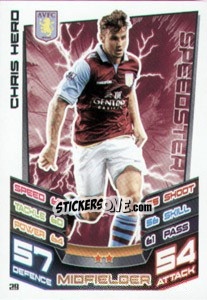 Sticker Chris Herd - English Premier League 2012-2013. Match Attax n. 29 - Topps