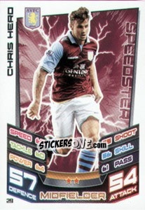 Cromo Chris Herd - English Premier League 2012-2013. Match Attax - Topps