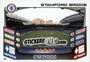 Cromo Stamford Bridge - English Premier League 2012-2013. Match Attax n. 37 - Topps
