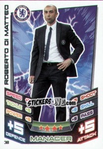 Figurina Roberto Di Matteo - English Premier League 2012-2013. Match Attax - Topps