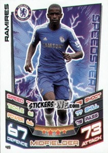 Sticker Ramires - English Premier League 2012-2013. Match Attax n. 49 - Topps