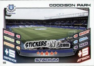 Sticker Goodison Park - English Premier League 2012-2013. Match Attax n. 55 - Topps