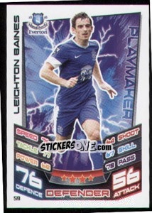 Cromo Leighton Baines - English Premier League 2012-2013. Match Attax - Topps