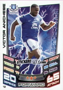 Figurina Victor Anichebe - English Premier League 2012-2013. Match Attax - Topps