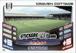 Figurina Craven Cottage - English Premier League 2012-2013. Match Attax - Topps