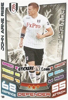 Sticker John Arne Riise - English Premier League 2012-2013. Match Attax n. 78 - Topps