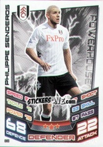 Figurina Philippe Senderos - English Premier League 2012-2013. Match Attax - Topps