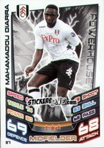 Cromo Mahamadou Diarra - English Premier League 2012-2013. Match Attax - Topps