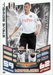 Sticker Steve Sidwell - English Premier League 2012-2013. Match Attax n. 88 - Topps