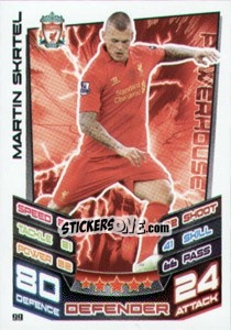 Sticker Martin Skrtel - English Premier League 2012-2013. Match Attax n. 99 - Topps