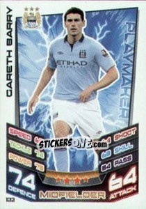 Sticker Gareth Barry - English Premier League 2012-2013. Match Attax n. 122 - Topps