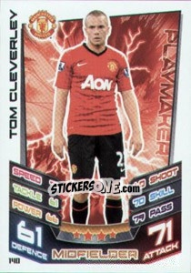 Cromo Tom Cleverley - English Premier League 2012-2013. Match Attax n. 140 - Topps