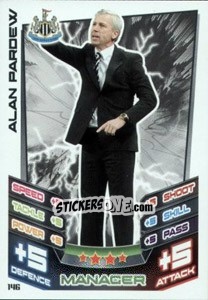 Figurina Alan Pardew - English Premier League 2012-2013. Match Attax n. 146 - Topps