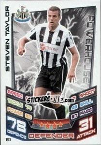 Sticker Steven Taylor - English Premier League 2012-2013. Match Attax - Topps