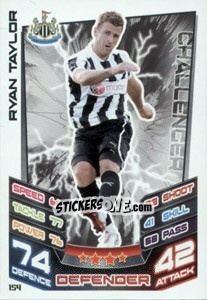 Sticker Ryan Taylor - English Premier League 2012-2013. Match Attax n. 154 - Topps