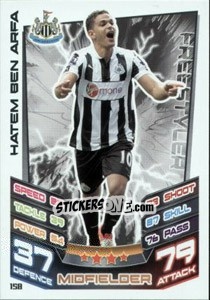 Sticker Hatem Ben Arfa - English Premier League 2012-2013. Match Attax n. 158 - Topps