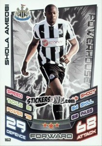Sticker Shola Ameobi - English Premier League 2012-2013. Match Attax - Topps