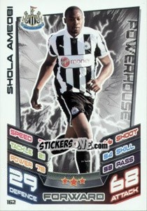 Sticker Shola Ameobi - English Premier League 2012-2013. Match Attax n. 162 - Topps