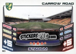 Sticker Carrow Road - English Premier League 2012-2013. Match Attax - Topps