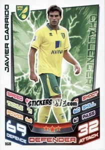 Sticker Javier Garrido - English Premier League 2012-2013. Match Attax n. 168 - Topps