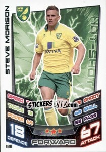 Sticker Steve Morison - English Premier League 2012-2013. Match Attax n. 180 - Topps