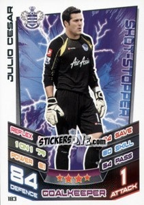 Sticker Julio Cesar - English Premier League 2012-2013. Match Attax - Topps